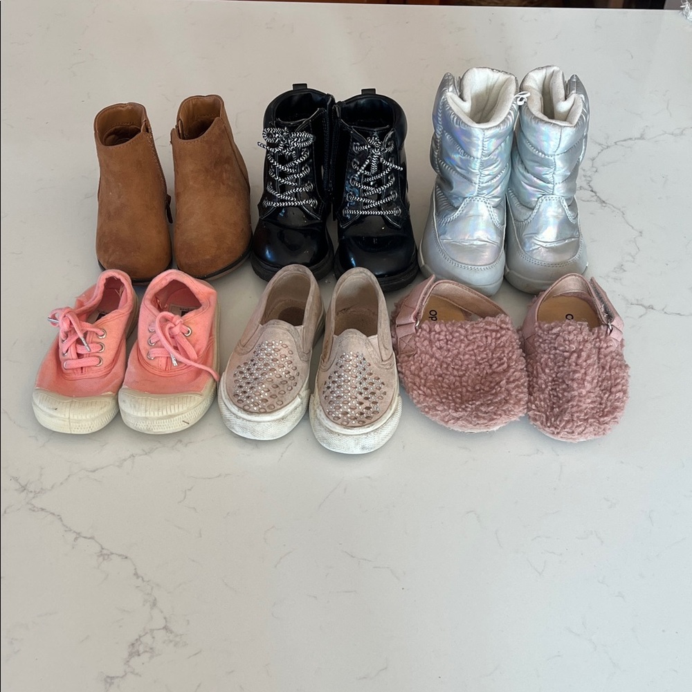 Toddler Girls Shoe/Boot Bundle Size 6